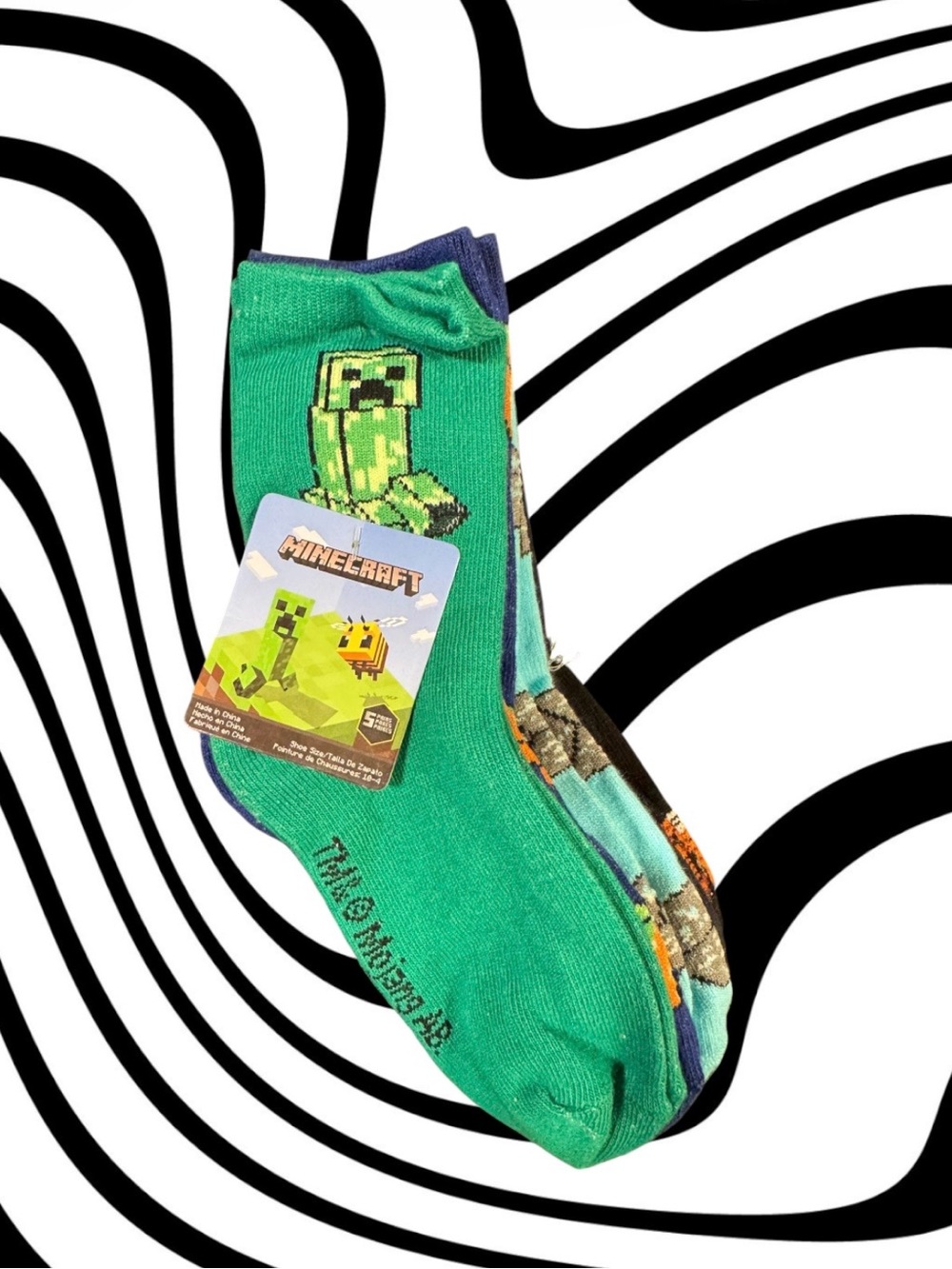 Kid’s Minecraft Crew Socks - 5 Pack